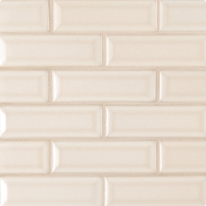Antique White Beveled Tile - ceramic tile